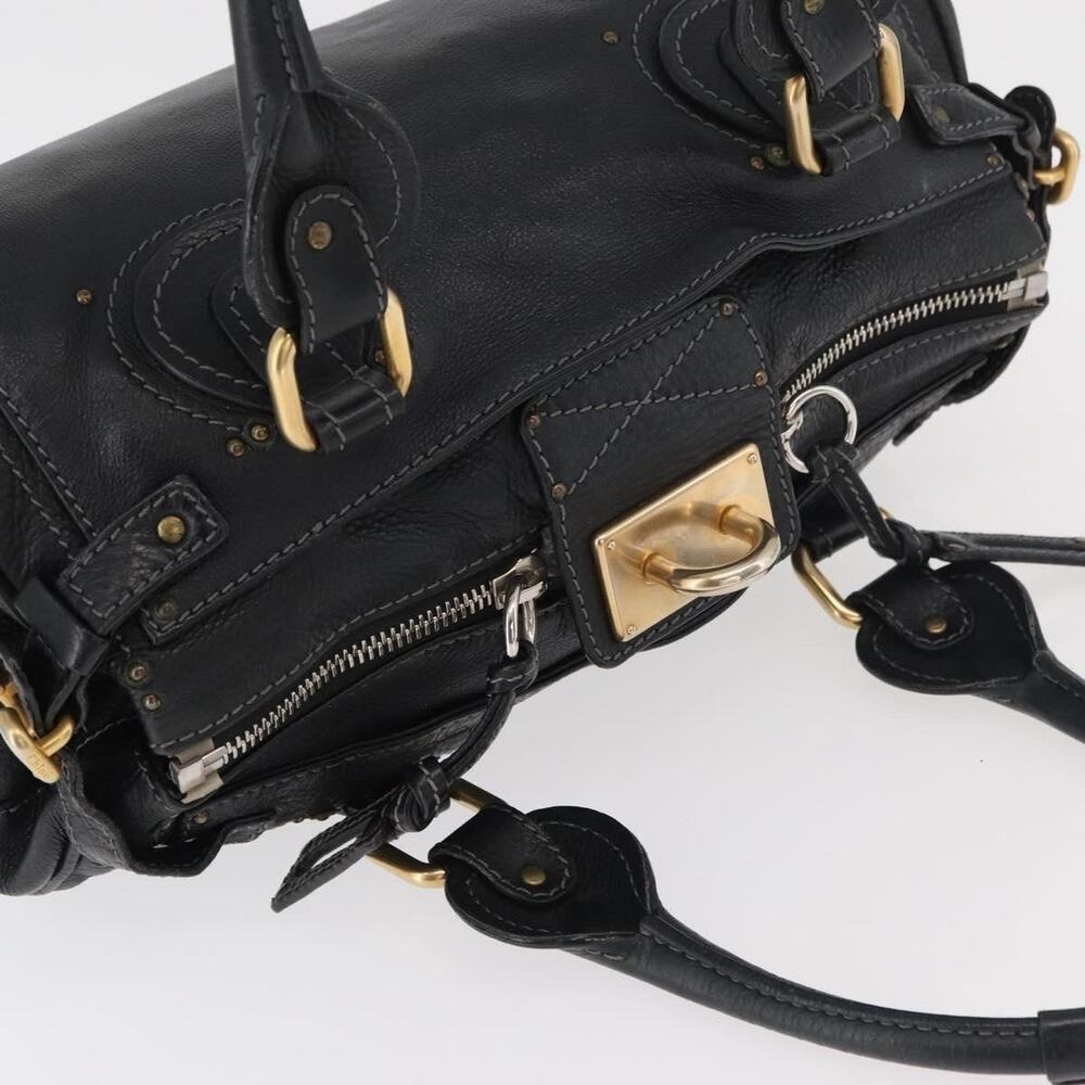 Chloe Leather Paddington Handbag Black - Picture 5 of 14